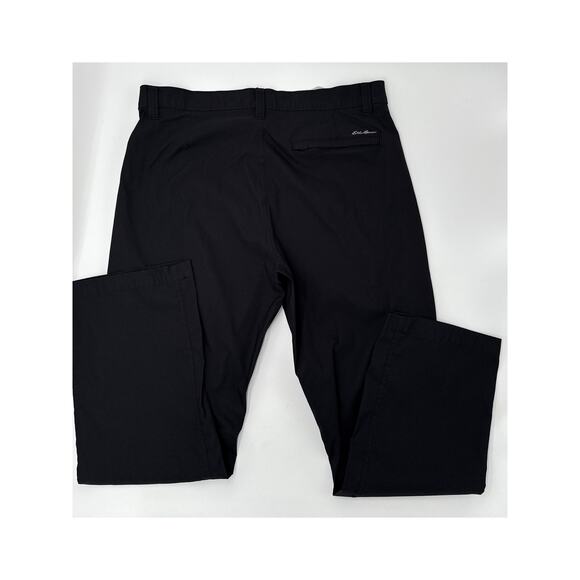 Eddie Bauer | Dress Pants | Men’s | 33x30 (34x29) | Black | Zipper Back Pocket - Picture 4 of 4